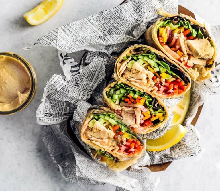 Tuna Veggie Wrap With Hummus | Genova Seafood